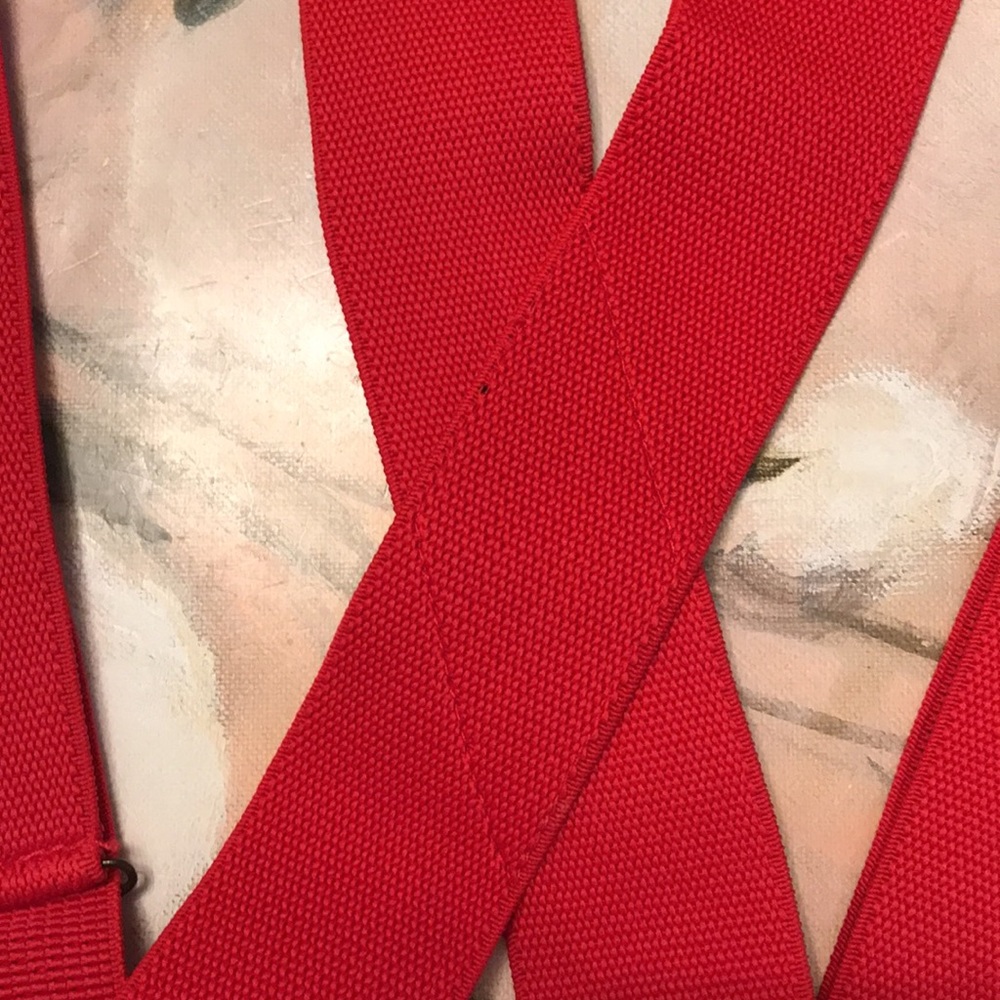 Red Stretchable Suspenders - image 5